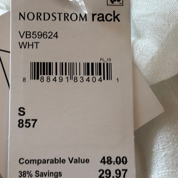 VYB Vicious Young Babes Ivory Swim Suit Cover Up Shorts Size Small NWT - Picture 8 of 8